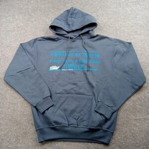 Visions Resortwear Hoodie Men Small Blue Sweatshirt A Bad Day At Sea Cruise Ship